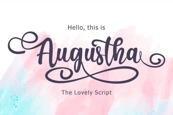 Augustha: A Premium Script Font for Editorial Design