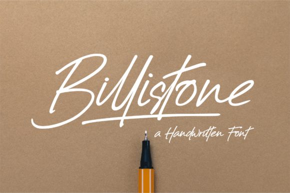 Billistone: A Modern Handwritten Font for Web Design