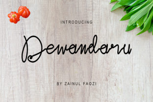 Dewandaru: A Handwritten Font for Modern Editorial Design