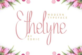 Ethelyne: A Bold Handwritten Font for Modern Editorial Design