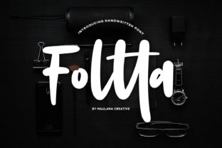 Foltta: A Bold Script Font for Web Design
