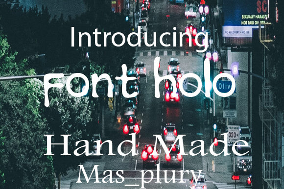 Font Holo: A Timeless Typeface for Makers