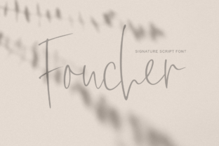 Foucher: A Bouncy Script Font for Modern Web Design