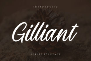 Gilliant: A Timeless Script Font for Makers