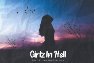 Girlz in Hell: A Sweet Script Font for Crafters