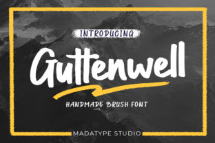 Guttenwell: A Bold Script Font for Your Brand