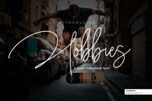 Hobbies: A Handcrafted Font for Your Brand