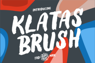 Klatas Brush: A Bold Handwritten Font for Editorial Design