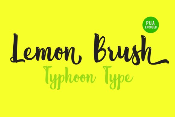 Lemon Brush: A Modern Handwritten Font for Web Design