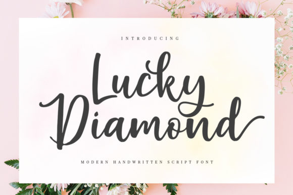 Lucky Diamond: A Handwritten Font for Business Branding