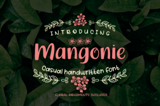 Mangonie: A Bold Script Font for Crafters
