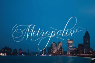 Metropolis: A Bold Handwritten Font for Modern Branding