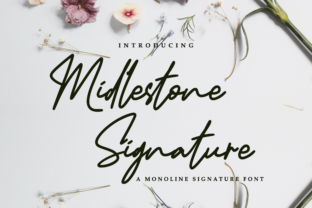 Midlestone: The Script Font for Polished Branding