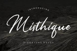 Misthique: A Charming Script Font for Crafters