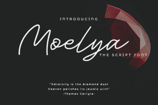 Moelya: A High-Energy Handwritten Font for Branding