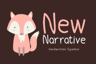 New Narrative: A Handwritten Display Font for Editorial Design