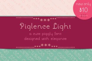 Piglence Light: A Vintage Handwritten Font for Modern Web Design