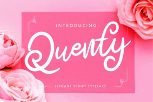 Quenty: A Fresh Script Font for Editorial Design