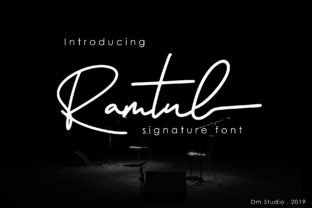 Ramtul: A Classy Script Font for Makers