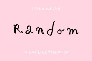 Random: A Handwritten Font for Bold Web Designs
