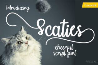 Scaties: A Playful Script Font for Brand Identity