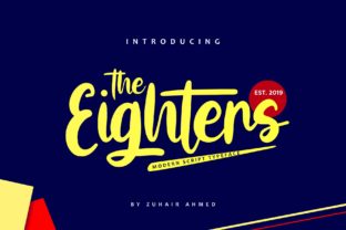 The Eighters: A Modern Handwritten Font for Editorial Design