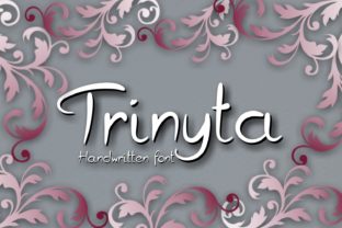 Trinyta: A Cool Handwritten Font for Small Business Branding