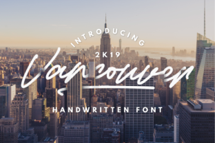 Vancouver: A Handcrafted Script Font for Editorial Design