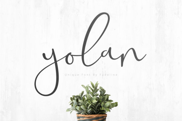 Yolan: A Premium Handwritten Font for Modern Campaigns